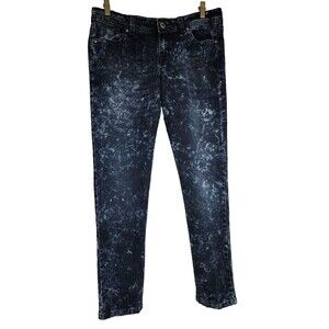 Grane Juniors Darcy Acid Wash Super Low-Rise Skinny Jeans Blue Stretch Size 13